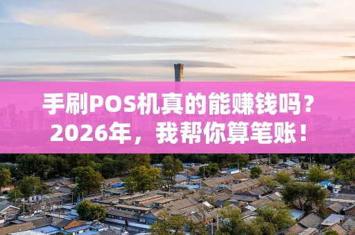 手刷POS机真的能赚钱吗？2026年，我帮你算笔账！