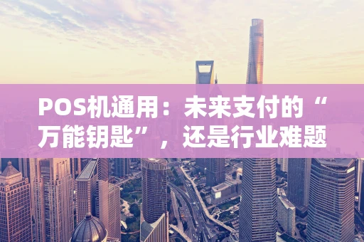 POS机通用：未来支付的“万能钥匙”，还是行业难题？