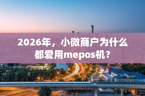 2026年，小微商户为什么都爱用mepos机？