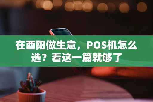 在酉阳做生意，POS机怎么选？看这一篇就够了