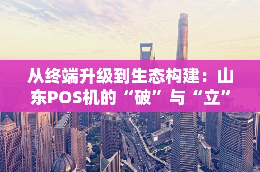 从终端升级到生态构建：山东POS机的“破”与“立”
