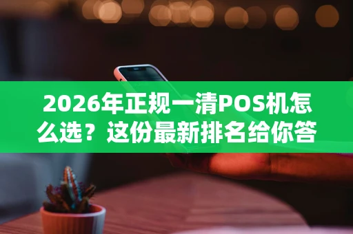 2026年正规一清POS机怎么选？这份最新排名给你答案