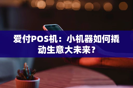 爱付POS机：小机器如何撬动生意大未来？
