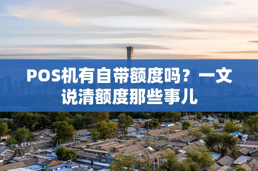 POS机有自带额度吗？一文说清额度那些事儿