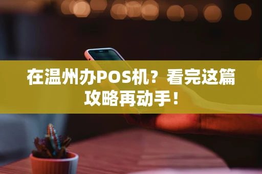 在温州办POS机？看完这篇攻略再动手！