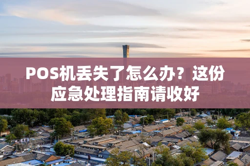 POS机丢失了怎么办？这份应急处理指南请收好