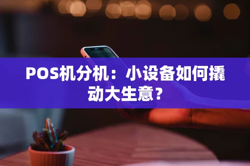 POS机分机：小设备如何撬动大生意？