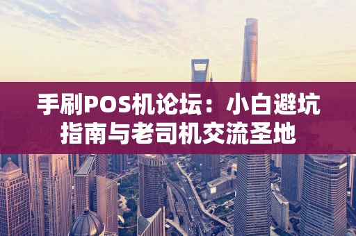 手刷POS机论坛：小白避坑指南与老司机交流圣地