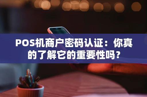 POS机商户密码认证：你真的了解它的重要性吗？