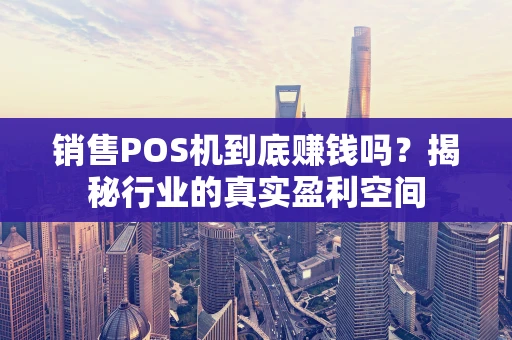 销售POS机到底赚钱吗？揭秘行业的真实盈利空间