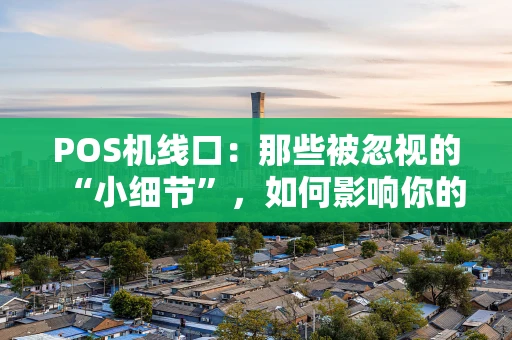 POS机线口：那些被忽视的“小细节”，如何影响你的支付体验？