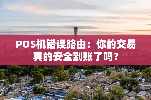 POS机错误路由：你的交易真的安全到账了吗？
