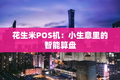 花生米POS机：小生意里的智能算盘