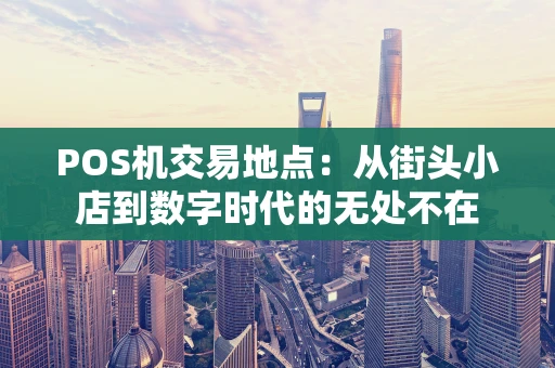 POS机交易地点：从街头小店到数字时代的无处不在
