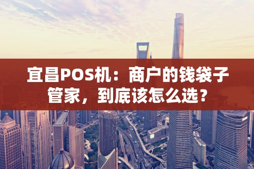 宜昌POS机：商户的钱袋子管家，到底该怎么选？