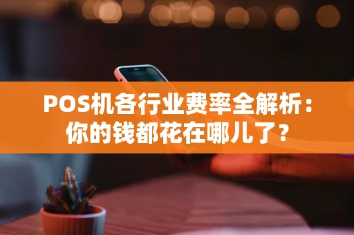 POS机各行业费率全解析：你的钱都花在哪儿了？