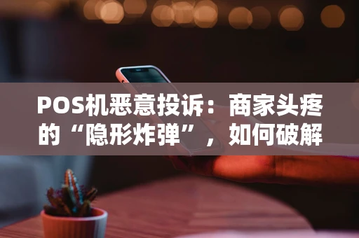 POS机恶意投诉：商家头疼的“隐形炸弹”，如何破解？