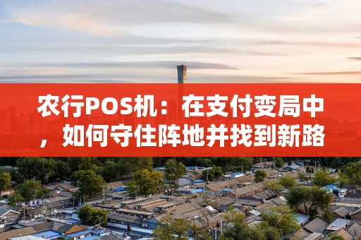 农行POS机：在支付变局中，如何守住阵地并找到新路？