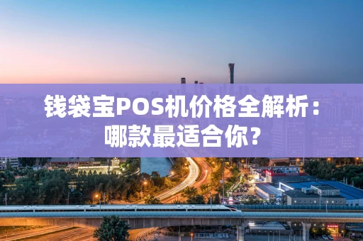 钱袋宝POS机价格全解析：哪款最适合你？