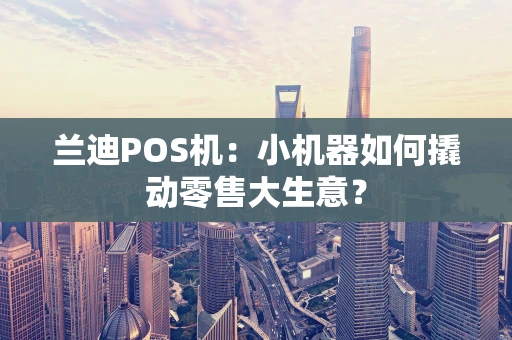 兰迪POS机：小机器如何撬动零售大生意？