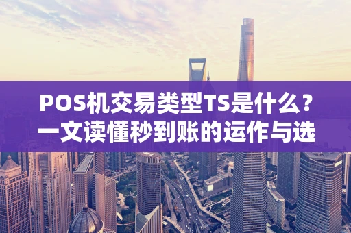 POS机交易类型TS是什么？一文读懂秒到账的运作与选择