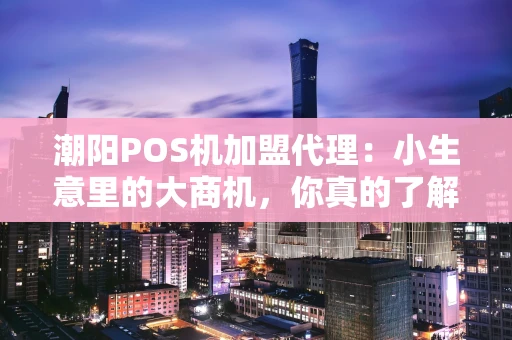 潮阳POS机加盟代理：小生意里的大商机，你真的了解吗？