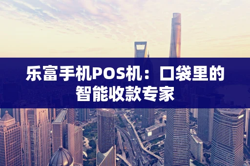 乐富手机POS机：口袋里的智能收款专家
