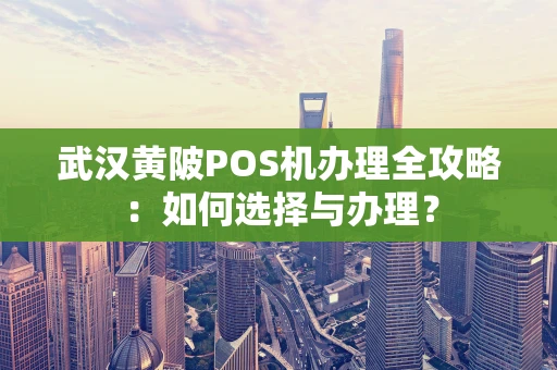 武汉黄陂POS机办理全攻略：如何选择与办理？
