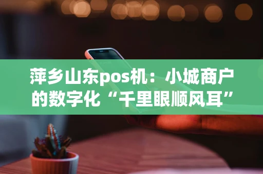 萍乡山东pos机：小城商户的数字化“千里眼顺风耳”