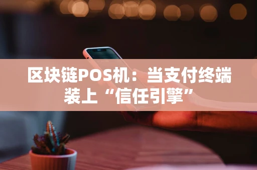 区块链POS机：当支付终端装上“信任引擎”
