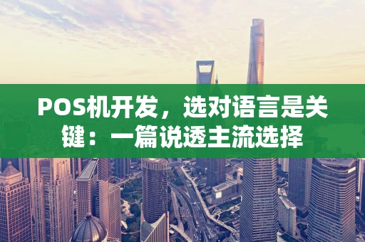 POS机开发，选对语言是关键：一篇说透主流选择