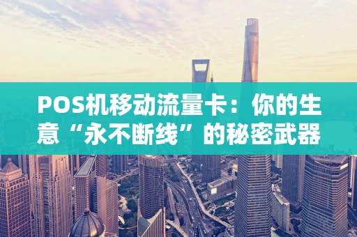 POS机移动流量卡：你的生意“永不断线”的秘密武器