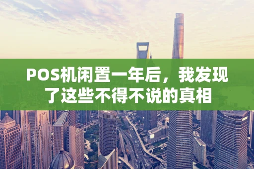 POS机闲置一年后，我发现了这些不得不说的真相