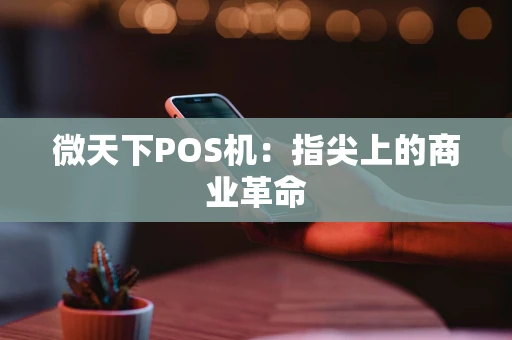 微天下POS机：指尖上的商业革命