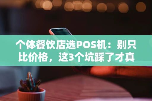 个体餐饮店选POS机：别只比价格，这3个坑踩了才真亏！