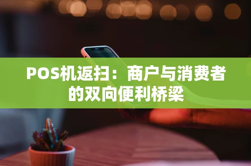POS机返扫：商户与消费者的双向便利桥梁