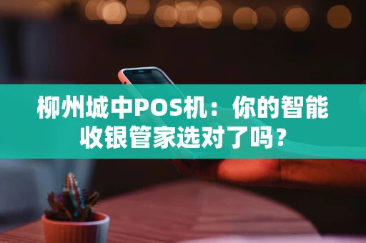 柳州城中POS机：你的智能收银管家选对了吗？