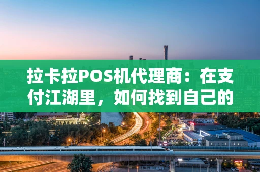 拉卡拉POS机代理商：在支付江湖里，如何找到自己的生存法则？