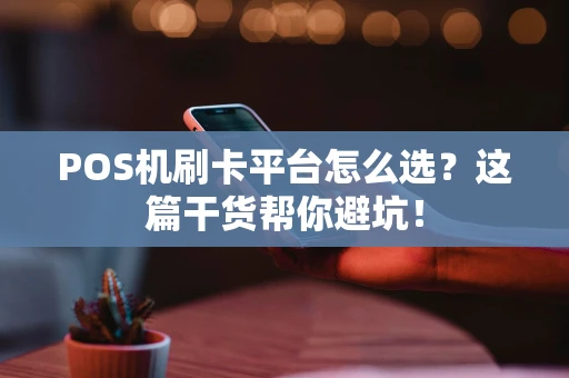 POS机刷卡平台怎么选？这篇干货帮你避坑！