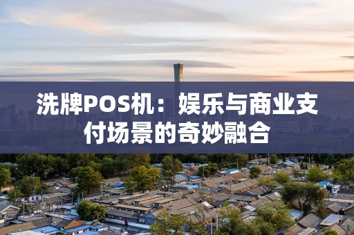洗牌POS机：娱乐与商业支付场景的奇妙融合