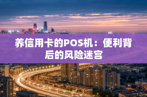 养信用卡的POS机：便利背后的风险迷宫