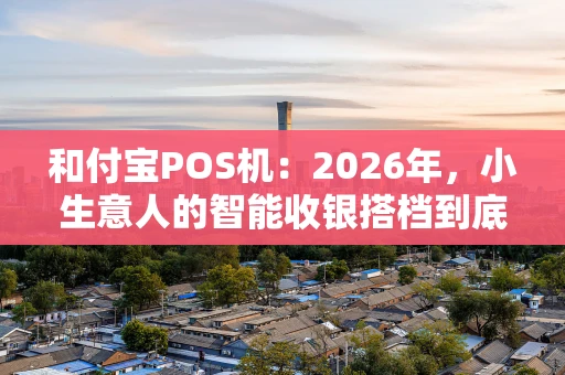 和付宝POS机：2026年，小生意人的智能收银搭档到底香不香？