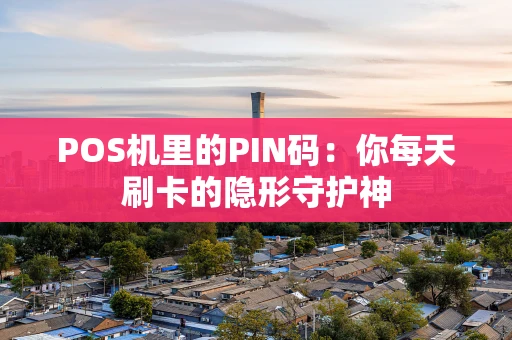POS机里的PIN码：你每天刷卡的隐形守护神