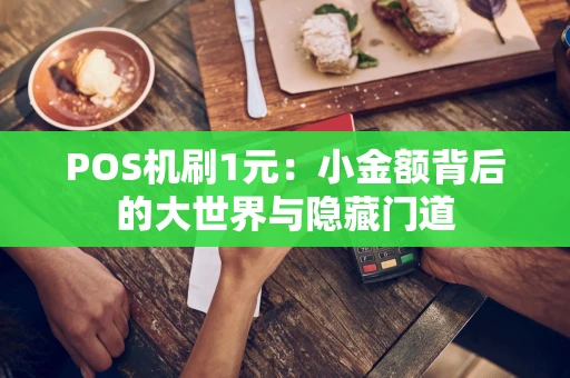 POS机刷1元：小金额背后的大世界与隐藏门道