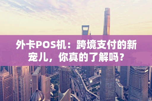 外卡POS机：跨境支付的新宠儿，你真的了解吗？