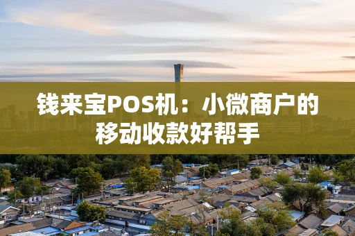 钱来宝POS机：小微商户的移动收款好帮手