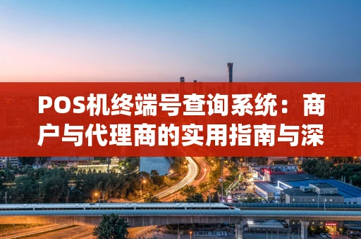 POS机终端号查询系统：商户与代理商的实用指南与深度解析