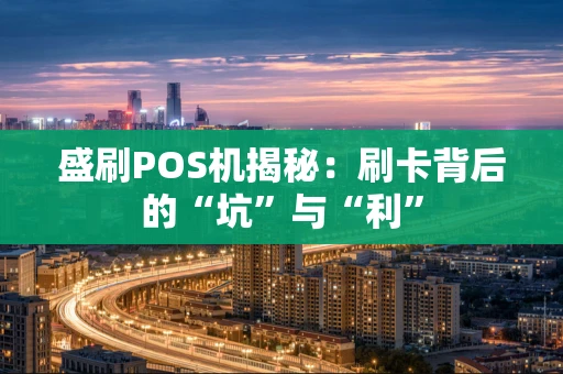 盛刷POS机揭秘：刷卡背后的“坑”与“利”