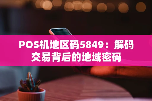 POS机地区码5849:解码交易背后的地域密码 POS机地区码5849:解码交易背后的地域密码