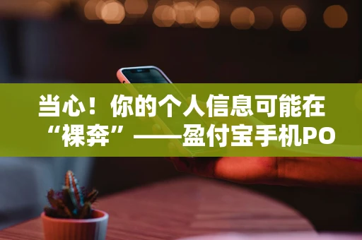 当心！你的个人信息可能在“裸奔”——盈付宝手机POS机安全隐患深度剖析